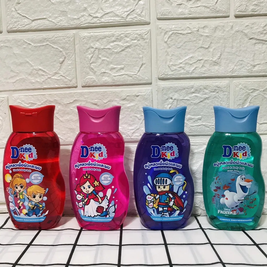 Sữa tắm gội D-nee Kid thái lan cho bé - màu hồng 200ml . ! .