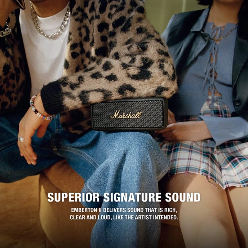 Marshall Loa bluetooth mini Chống Thấm Nước ipx7 Âm Trầm Mạnh Mẽ