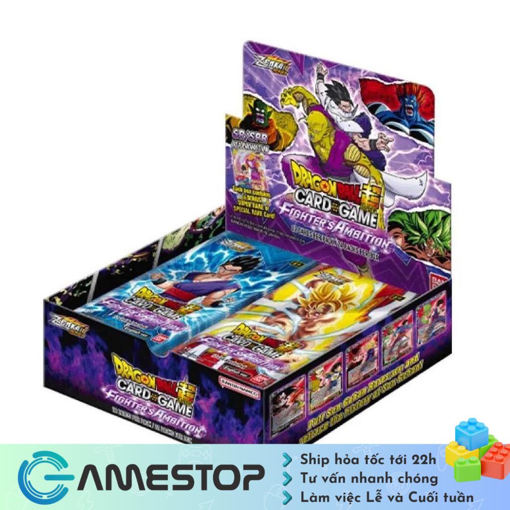 BandaiThẻ bài Dragon Ball Super CCG Fighter's Ambition Zenkai Series Set 02 Booster Box DBSB19 tiếng Anh DBTCGUSBOOB12