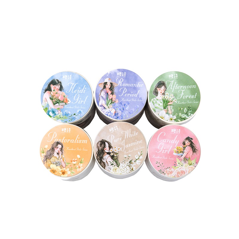 Enwei Cuộn Băng Keo washi 50mm * 2M  Trang Trí Sổ Lưu Niệm