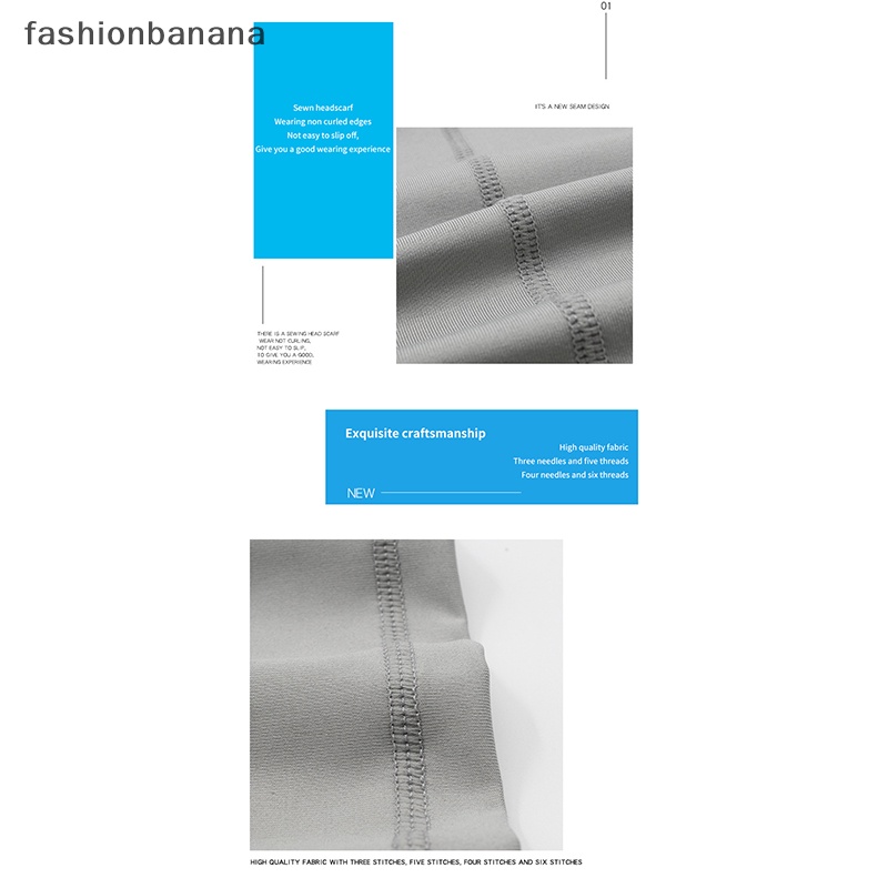 Thời Trang Khăn Trùm Đầu Bằng Lụa Lạnh Thoáng Khí Dùng Khi Đi Câu Cá / Đạp Xe / Chơi Thể Thao