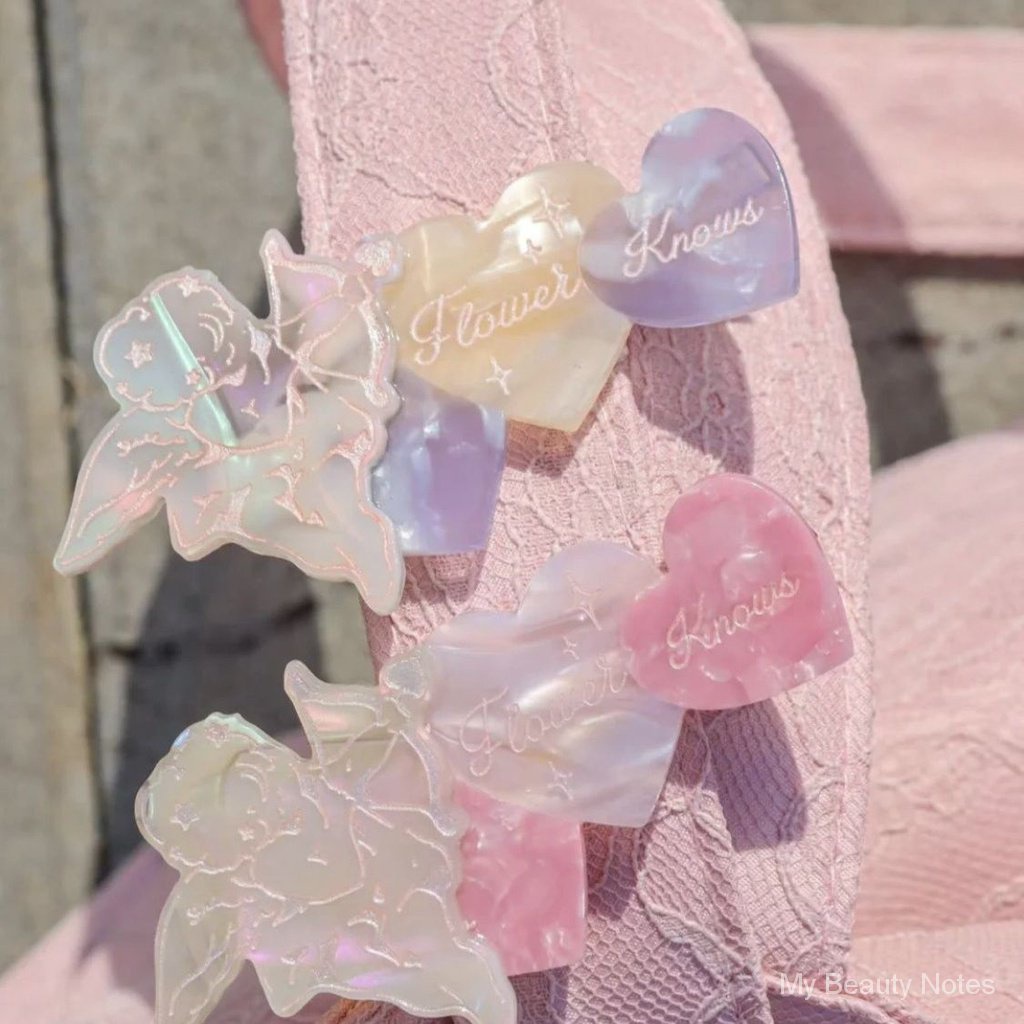 Flower Knows Barrettes Moonlight Mermaid Peripheral Hairpin Good-looking Strawberry Rococo Super Fairy Hot Chocolate Series W1MC