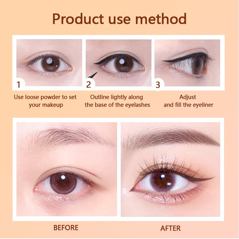 Bút Kẻ Mắt Suake Sweet Mint Dạng Lỏng Lâu Trôi Chống Nước Vỏ Nâu QiQiShop