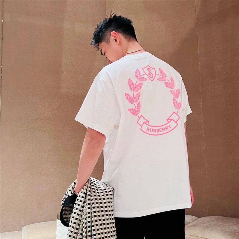 Áo Thun Burberry 100% cotton Tay Ngắn Thời Trang Cho Nam Nữ