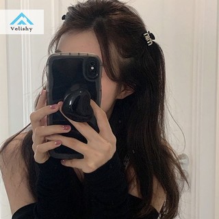 Velishy Phong Cách Hàn Quốc Chất Lượng Cao Vintage Nhỏ Kẹp Tóc Kim Cương Giả Chữ Vuốt Tóc Cho Nữ Bé Gái Kẹp Phụ Kiện Tóc
