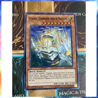 Thẻ bài yugioh - Utgarda, Generaider Boss of Delusion - IGAS-EN022 - Super Rare