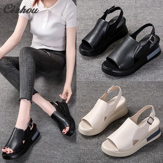 Xăng đan Đế Xuồng Quai Chéo Thời Trang Cho Nữ