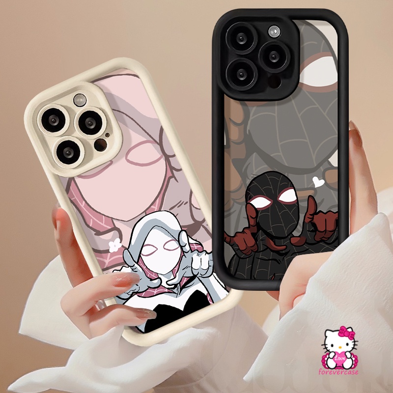 Dễ Thương Ốp Điện Thoại Mềm Hình Người Nhện Cho realme c35 c53 c55 c51 c25y c15 c25 c20a c21y c33 c31 c17 c30 c12 c11 c21 8i 7i 11 5i 9i 6i 5s c20 Bộ Đồ Chơi Bảo Vệ An Toàn Cho Bé