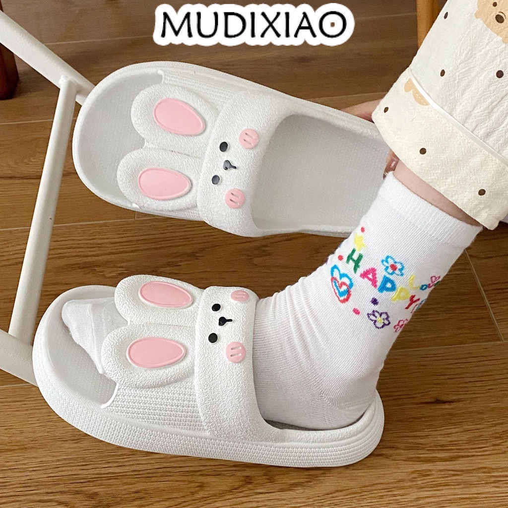 MUDIXIAO Dép nữ đế bánh mì thời trang thoải mái xinh xắn B90H0Q2 37Z230910