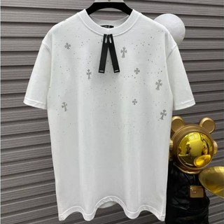 (VIP) - Áo Thun Chấm Thập Chấm ❤ Áo Phông Cotton Dày Dặn Dáng Rộng Nam Nữ DTS459