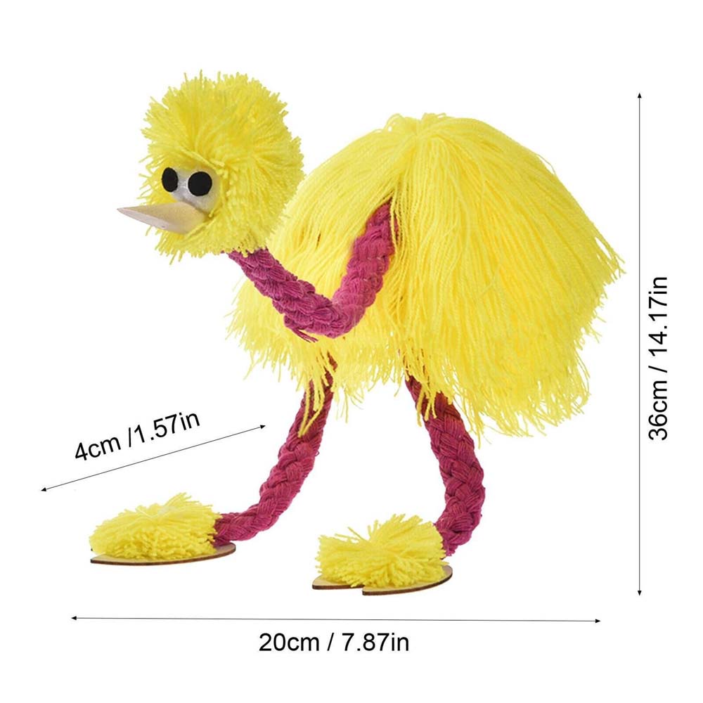 Marionette Ostrich Interactive Bird Puppet Puppet Doll Children Enlightenmen Toy