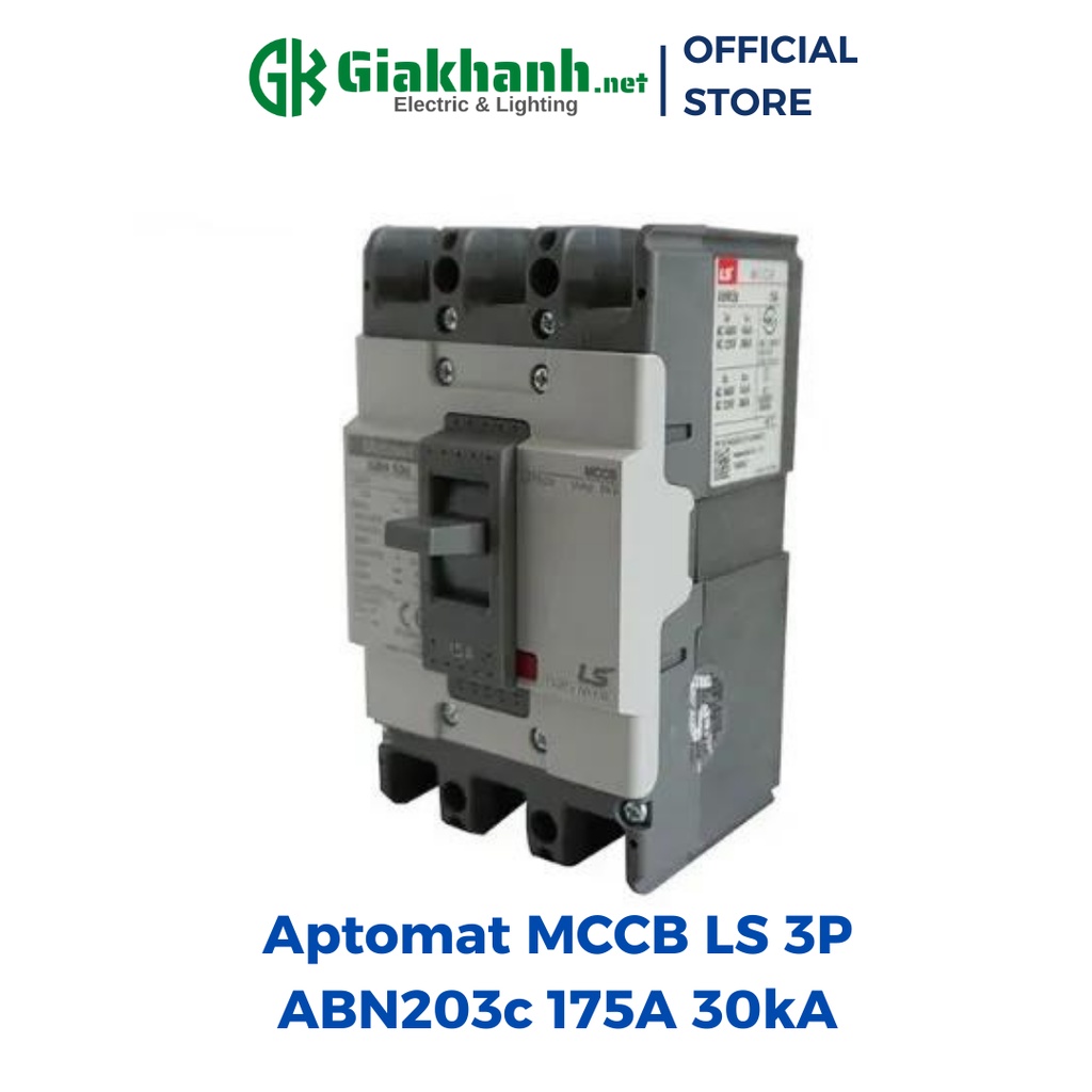 Aptomat MCCB LS 3P ABN203c 175A 30kA