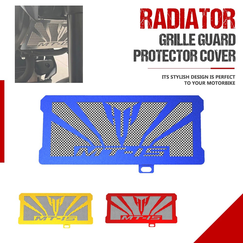 MT15 Xe Máy Tản Nhiệt Lưới Tản Nhiệt Bảo Vệ Lưới Tản Nhiệt Bảo Vệ Cho YAMAHA MT-15 V1 & V2 M-SLAZ 15