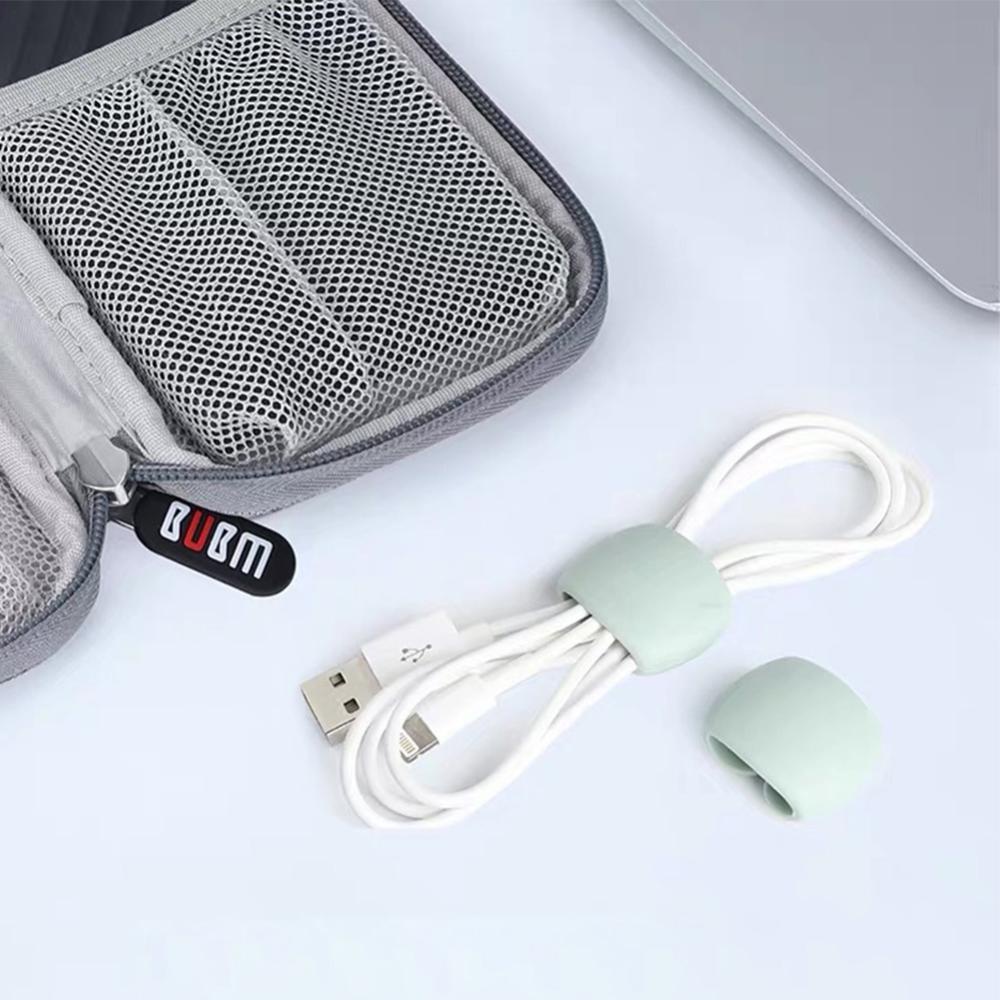 1 / 5 Kẹp Cố Định Dây Cáp Sạc / Tai Nghe Đa Năng c7q5