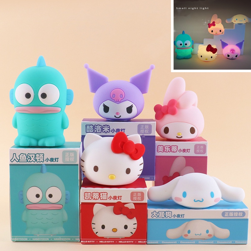 Sanrio Đèn Ngủ Để Bàn mini Bằng Silicon Sáng Tạo