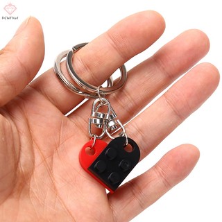 Set 2 móc khóa hình trái tim tình bạn cho cặp đôi