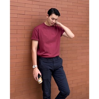 Áo thun Cotton bo gân Interlock 240gsm. Chất vải mềm mịn chống nhăn