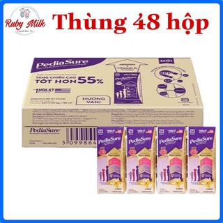 Thùng 48 hộp Pediasure pha sẵn hương vani 110ml/180ml