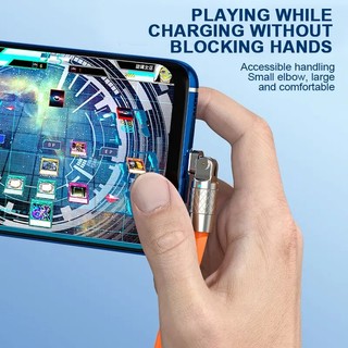 Dây Cáp Sạc Nhanh 120W 6A 180 Độ Cổng USB Type C Cho Ios Android