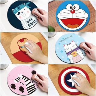 [HCM] Miếng lót chuột, Bàn di chuột hình tròn 20 x 20cm Giá Rẻ siêu dễ thương-Fashinrandy