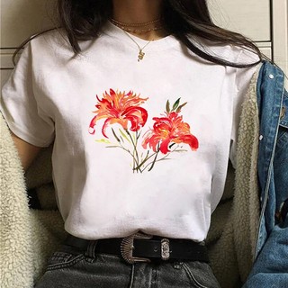 Shoptienich123kpop Áo thun tay ngắn in hình giản dị cho nữ,áo phông 3158 chất liệu cotton hình in sắc nét giant dị