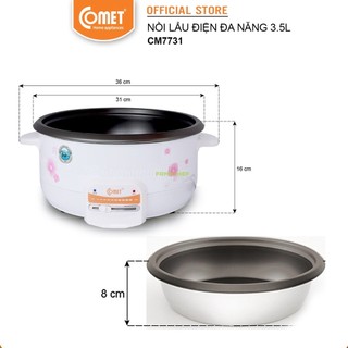 Nồi lẩu điện 3,5L COMET - CM7731