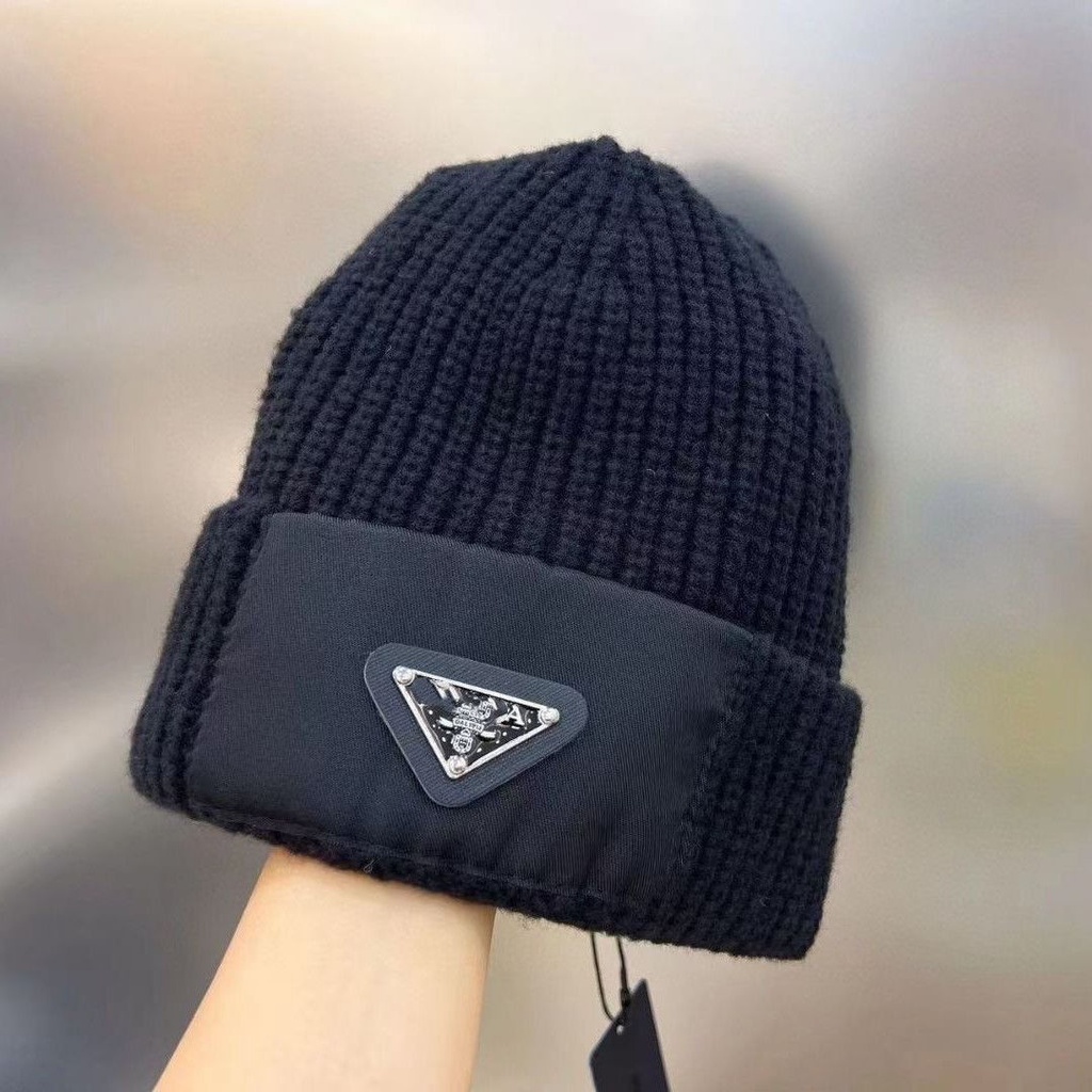 Nón Len Co Giãn Thời Trang Thu Đông Chất Lượng Cao PRADA 23