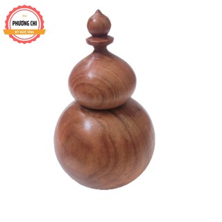 Ống hồ lô đựng tăm bằng gỗ hương chất lượng tốt | phuongchistore