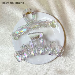 Kẹp tóc càng cua bằng nhựa trong suốt phong cách hàn quốc