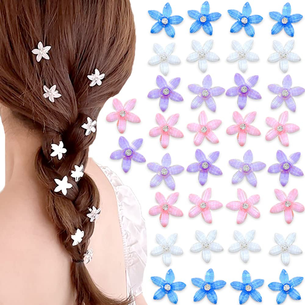Set 10 Kẹp Tóc Đính Đá Dễ Thương Cho Nữ