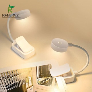 Đèn kẹp sách LED RANERVZ, Đèn bàn phòng ngủ có thể điều chỉnh độ sáng vô cấp 3 màu, Đèn đọc sách gấp bảo vệ mắt Mini di động có kẹp tại nhà
