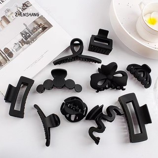 Đen Kẹp Tóc Hình Cá Mập Phong Cách Hàn Quốc