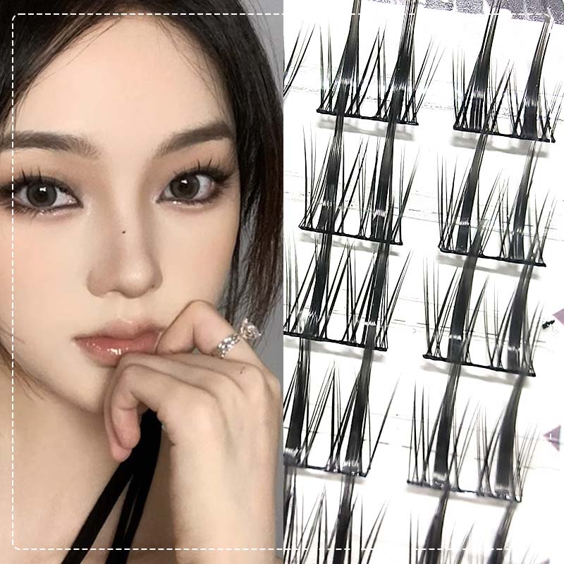 Hộp Lông Mi Giả 5 Hàng 3d Dày Tự Nhiên derf