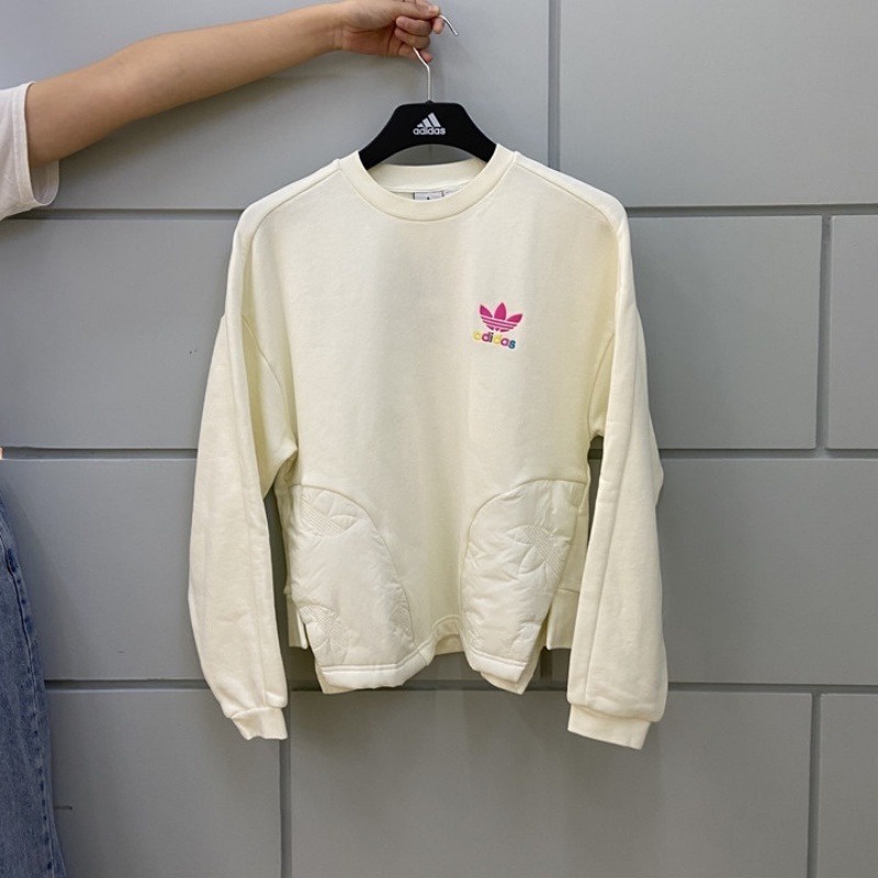 Áo Sweater Dệt Kim Adidas 100% cotton Thoáng Khí Thấm Hút Mồ Hôi Thoáng Khí Cho Nữ Giới Sv2931 32
