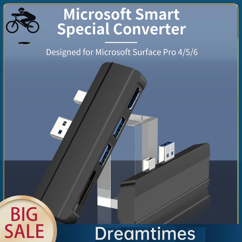 Bộ Chia Cổng usb 3.0 tf hdmi 4k dreamtimes1.vn Cho surface pro 6 pro 5 pro 4 hub