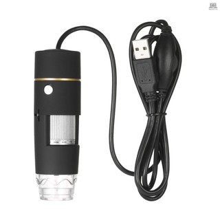 1000X Magnification USB Digital Microscope with OTG Function Endoscope 8-LED Light Magnifying Glass Magnifier with Stand