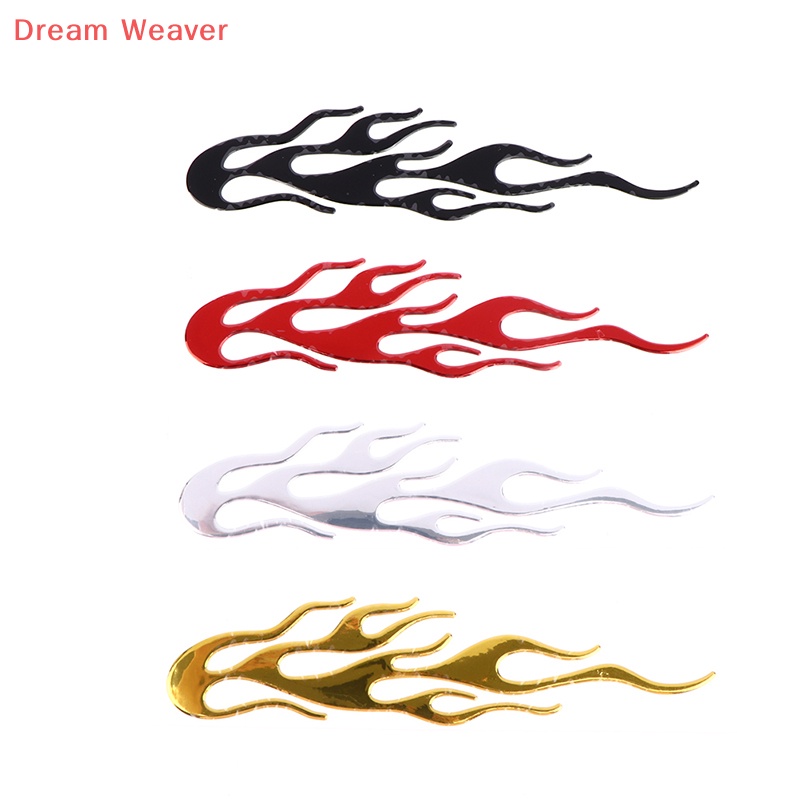 Sticker vinyl Dán Xe Hơi / Xe Máy Phản Quang 20 * 4cm Hình Ngọn Lửa 3d