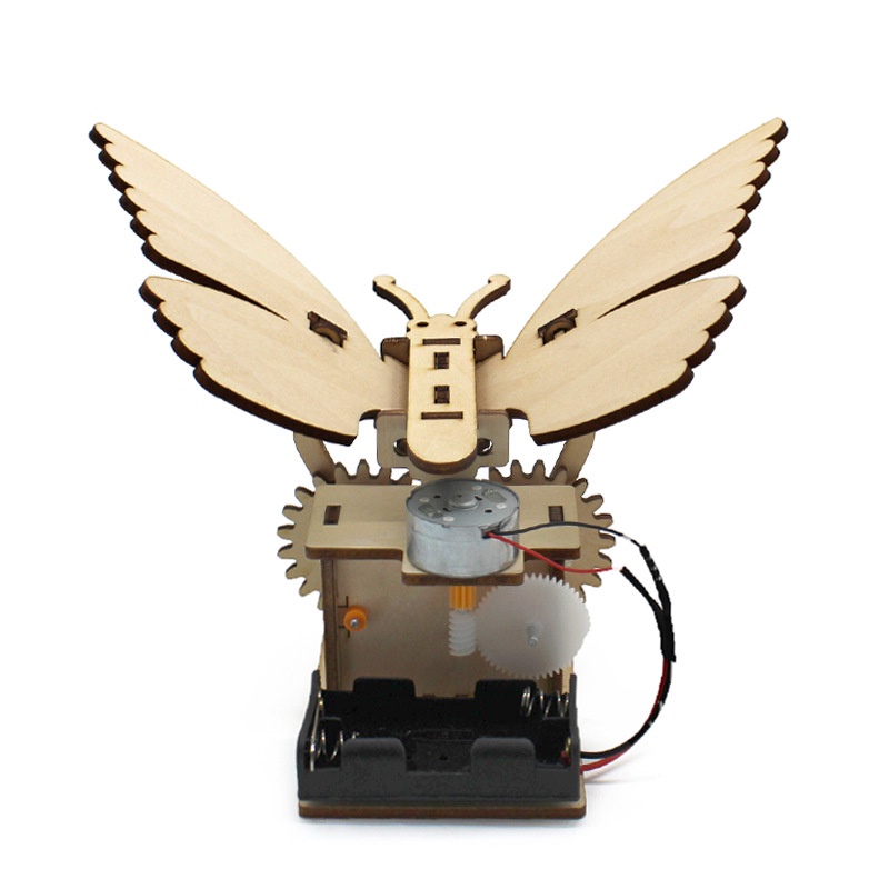 Đồ Chơi Lắp Ráp Hình Bướm 3d Bằng Gỗ Giáo Dục Sớm Cho Bé diy