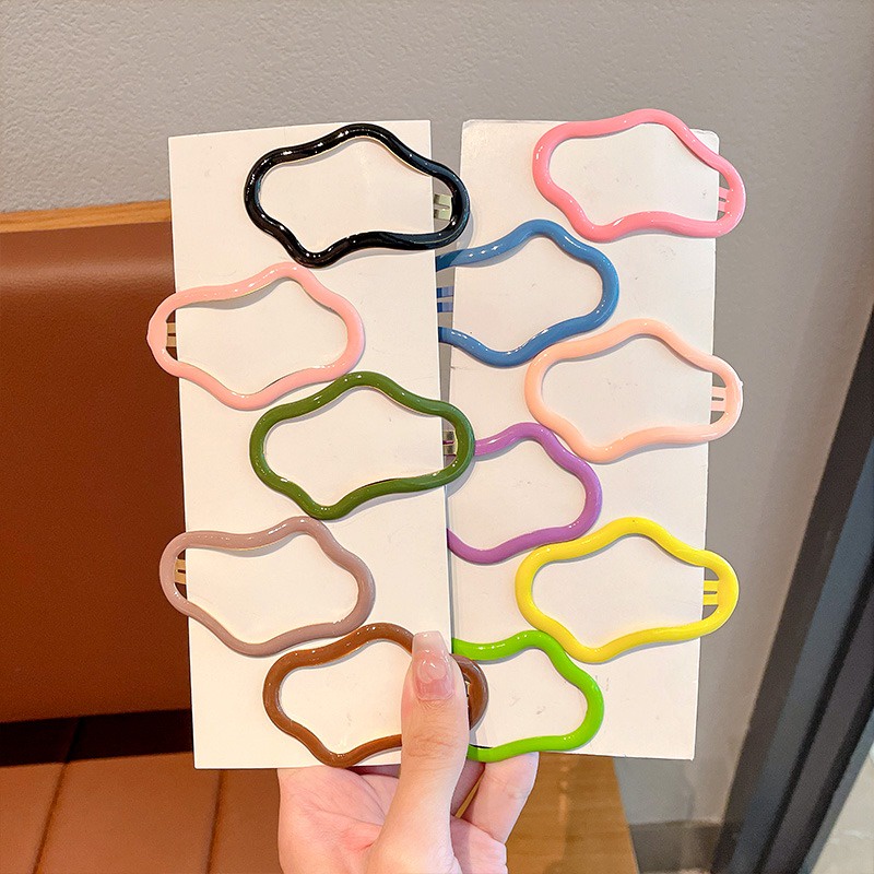 Kẹp Tóc Hình Đám Mây / Ngôi Sao Màu Sắc Ngọt Ngào Cho Nữ