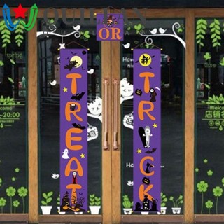 1 bộ cờ bí ngô / dơi / dơi trang trí halloween
