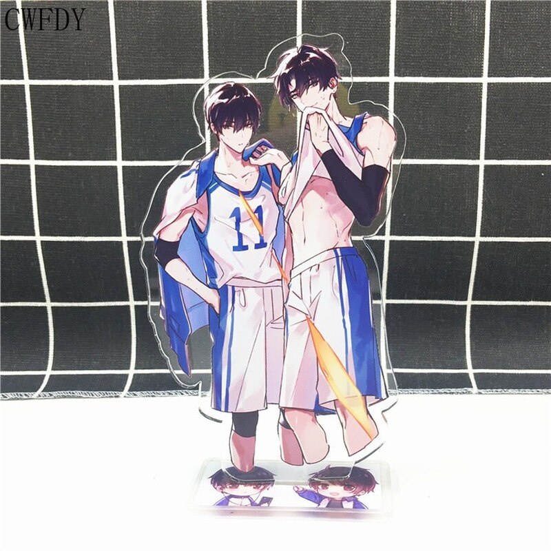 Mô hình Standee Triêu Du Ngụy Trang Học Tra Mộc Tô Lý Hạ Triều Tạ Du đam mỹ Bloves Manhua