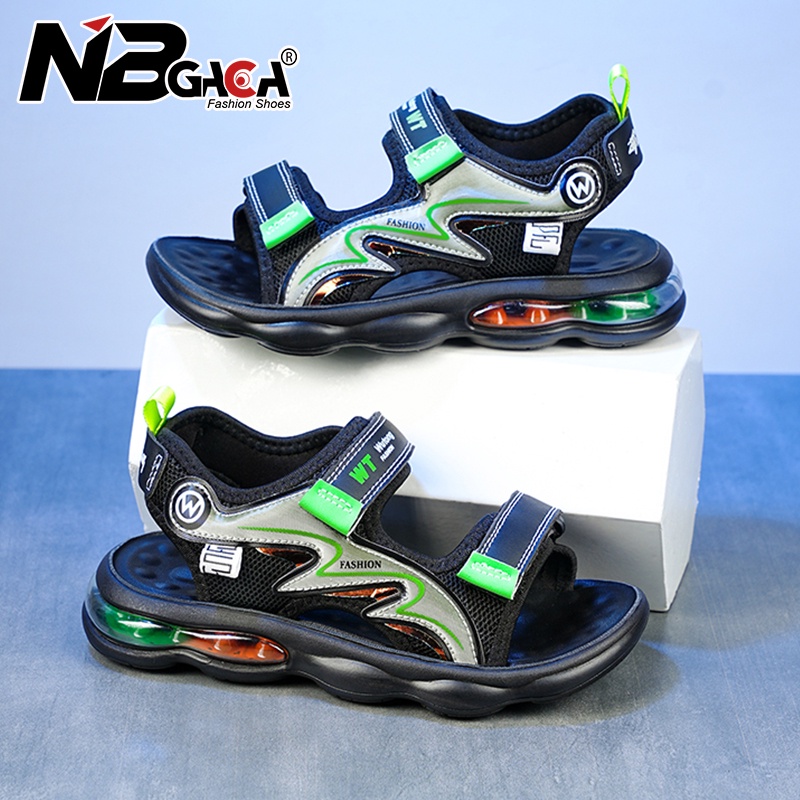 Xăng đan Đế Mềm Chống Trượt Phong Cách Thể Thao Thời Trang Mùa Hè Cho Bé Trai