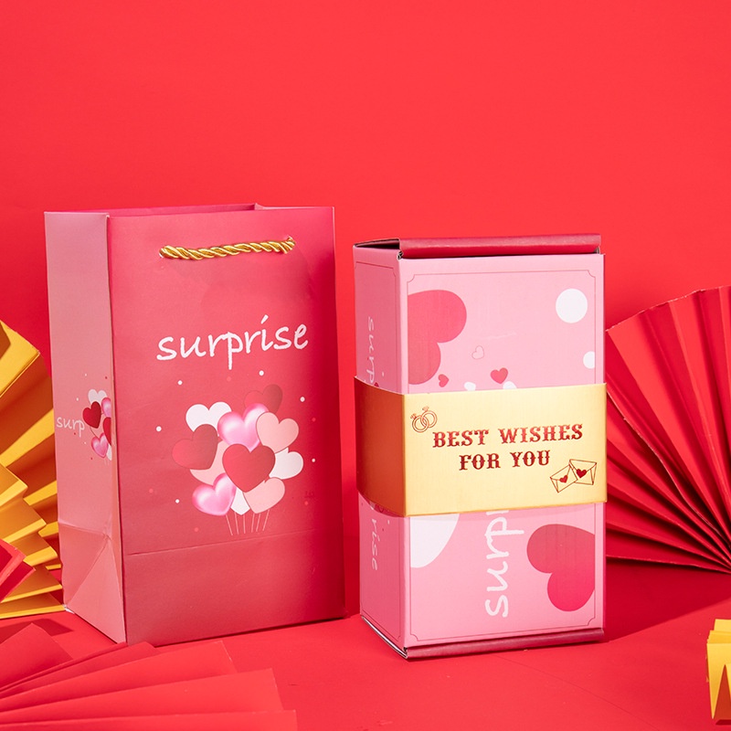 Ya surprise Hộp Quà Tặng Sinh Nhật Phong Cách Trung Hoa Sáng Tạo Có Thể Gấp Lại