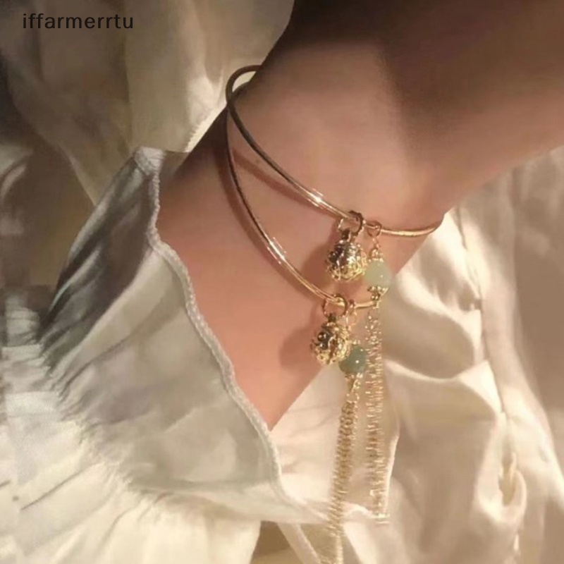 Vòng Đeo Tay May Mắn Có Chuông Phong Cách retro Dân Tộc Thời Trang Cho Nữ