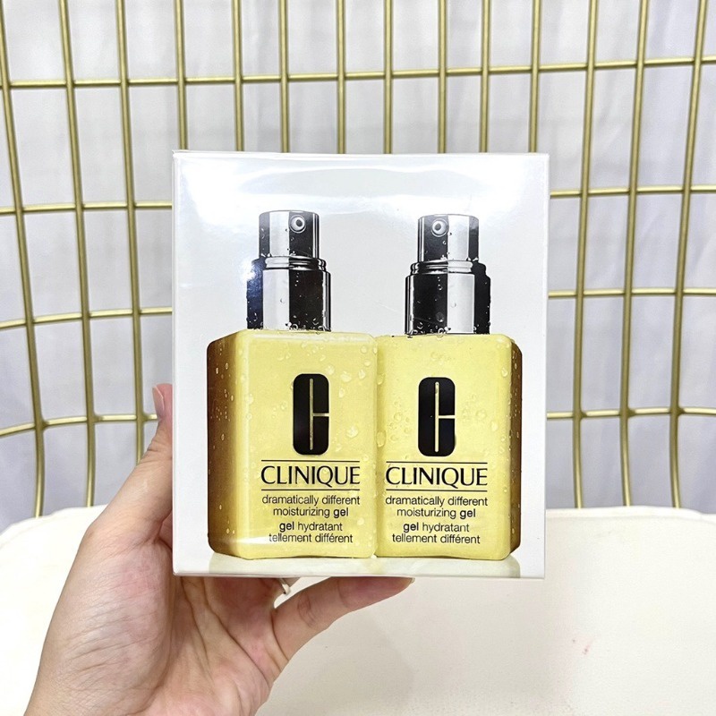 Clinique Bộ 2 Sản Phẩm Dưỡng Ẩm Da 125ml * 2 gel Không Dầu