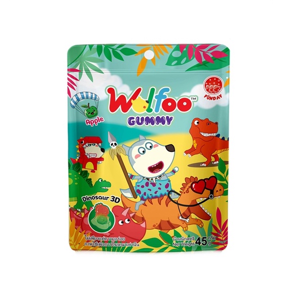 Kẹo Gummy Wolfoo Mix các vị