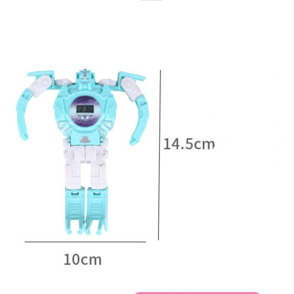 Trẻ Em Sáng Tạo Phim Hoạt Hình Trẻ Em Biến Hình Robot Đồng Hồ Điện Tử Đồ Chơi Mẫu Giáo Món Quà Tiểu Cậu Bé Cô Gái Sinh Viên Xem Quà Tặng