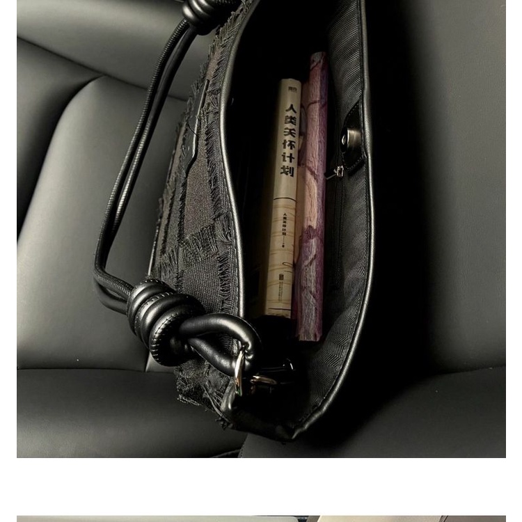 Túi tote Đeo Vai / Xách Tay Một Bên Vai Tua Rua Sức Chứa Lớn Phong Cách Thời Trang Mới 2023 Dành Cho Bạn Nữ