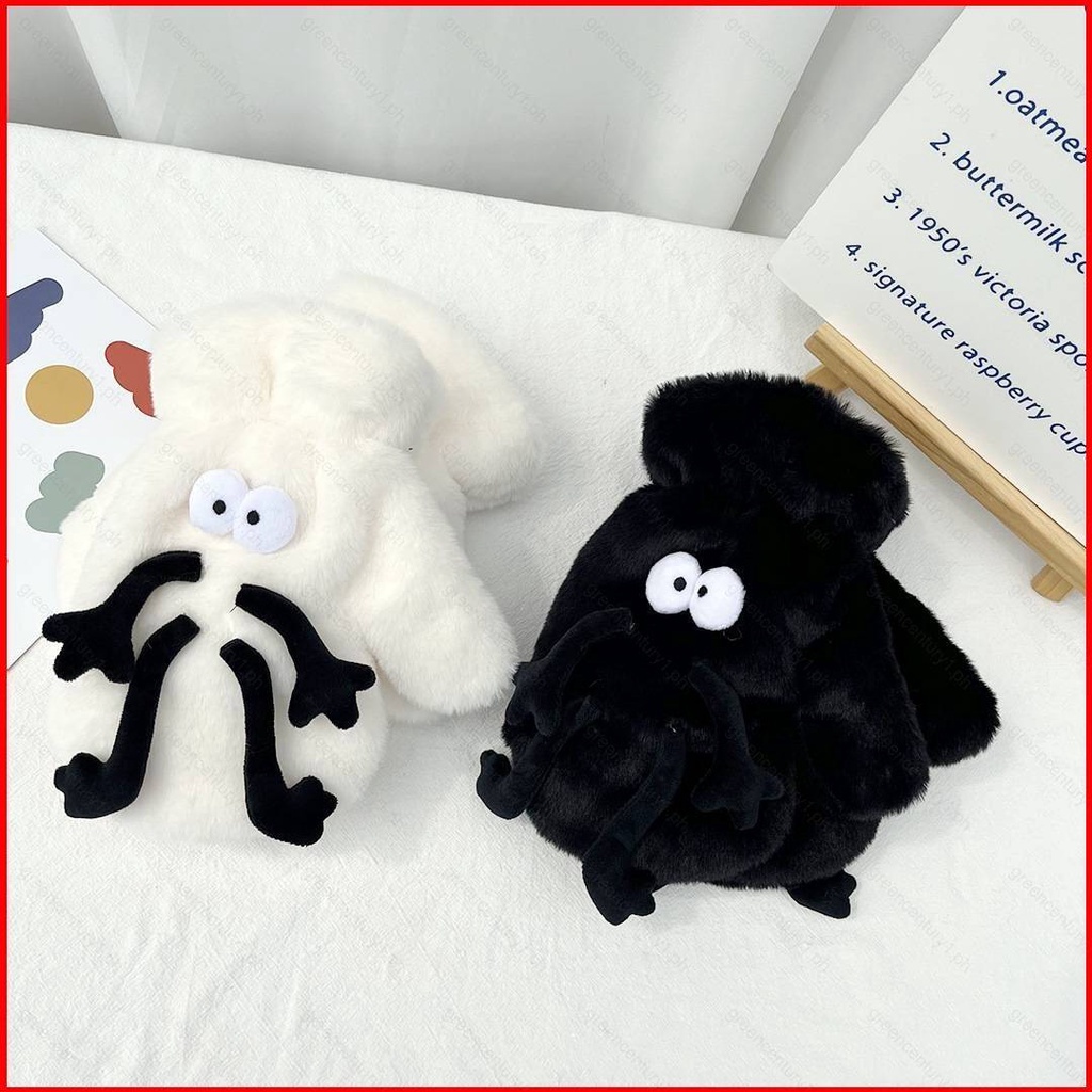 Găng Tay Giữ Ấm Mùa Đông Bằng Vải Bông Dày Hai Mặt Cá Tính Nhỏ Dễ Thương Cá Tính Dành Cho Bạn Nữ Người Lớn