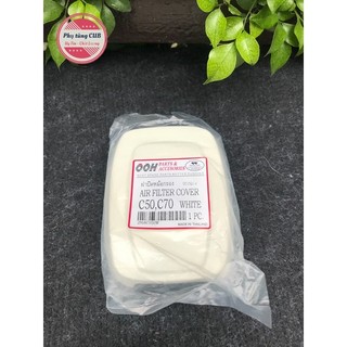 Nắp pô e xe cub 78-79-cánh én màu ngà hàng thái